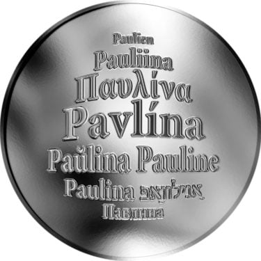 Náhled Averzní strany - Česká jména - Pavlína - stříbrná medaile